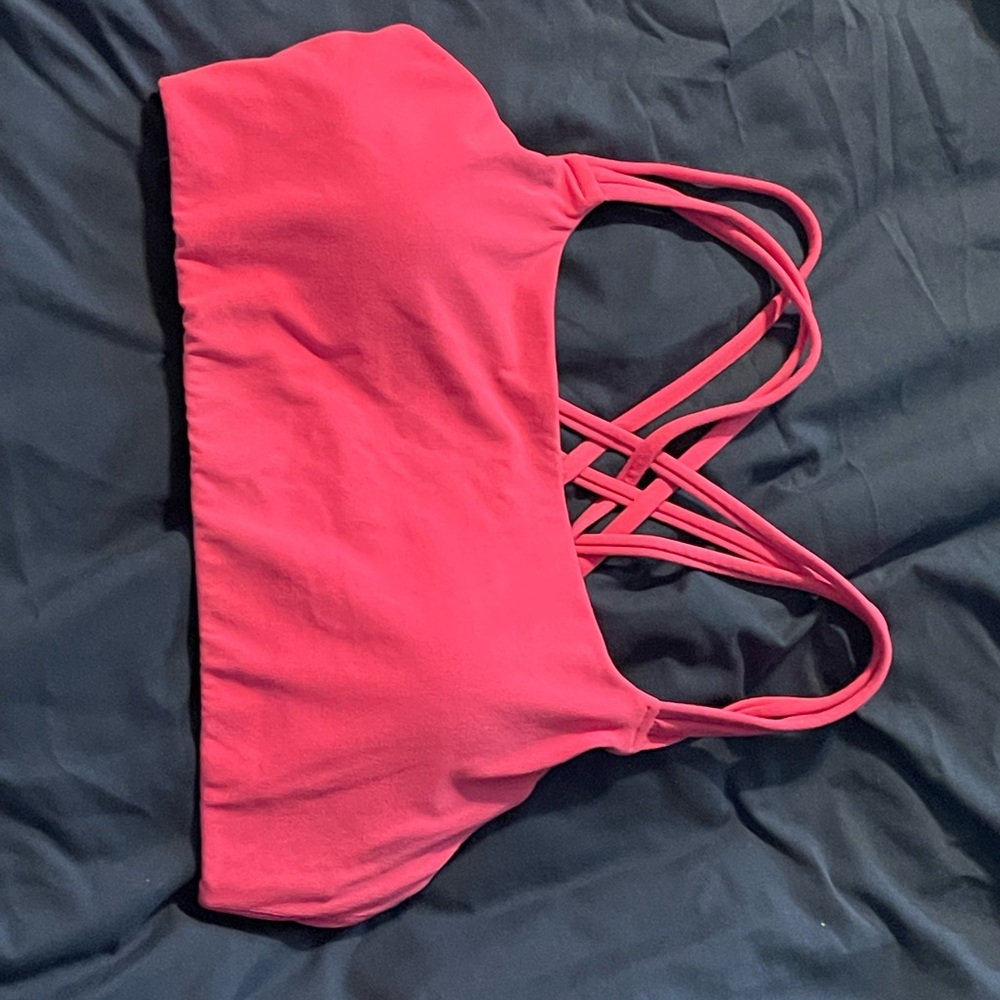 Hot pink Athleta Sports Bra